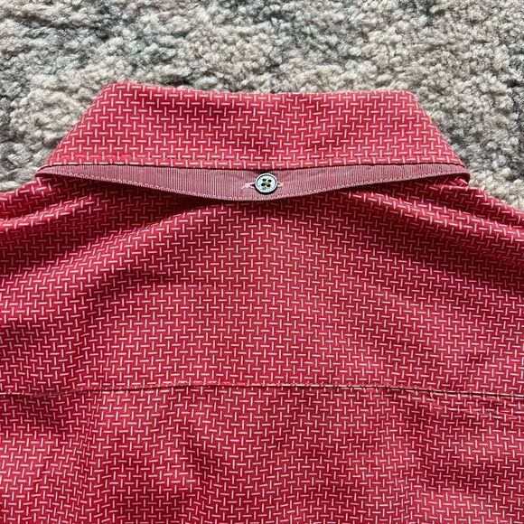 Men’s Red Ted Baker Button Down Shirt - Picture 4 of 5